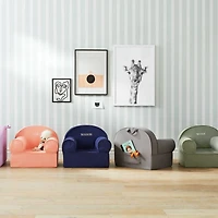 Large Pink Kids Lounge Nod Chair