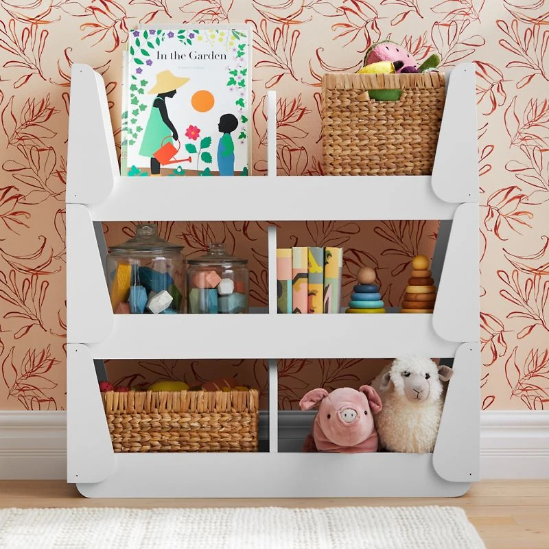 Rue White Stackable Floor Storage Bin