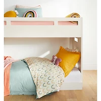 Modern Rainbow Kids Throw Pillow