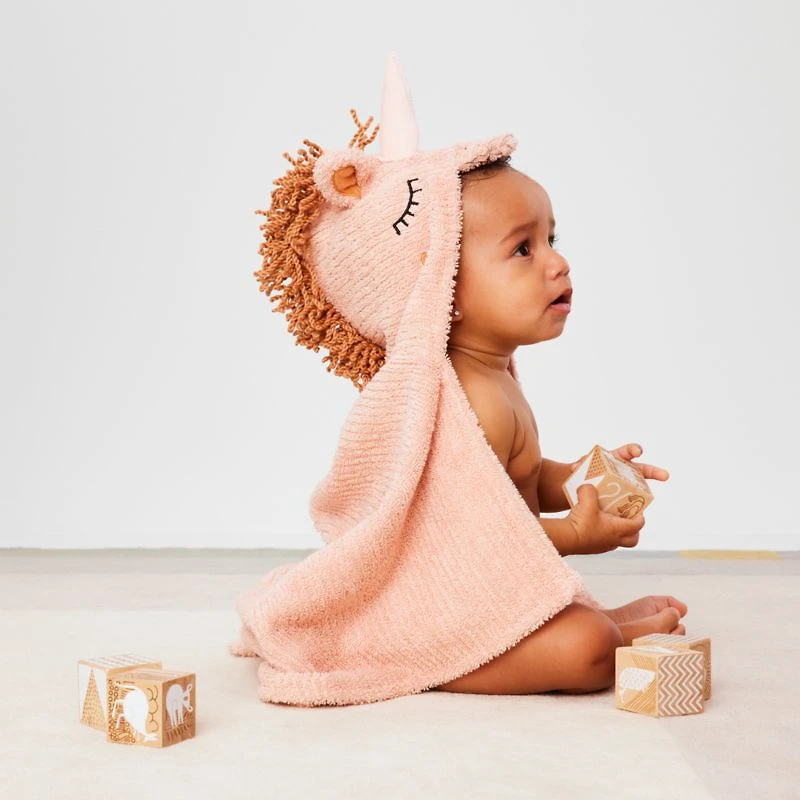 Unicorn Organic Hooded Baby Towel