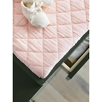Olive Green Wood Baby Changing Table Topper