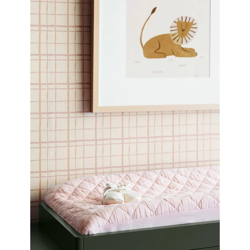 Olive Green Wood Baby Changing Table Topper