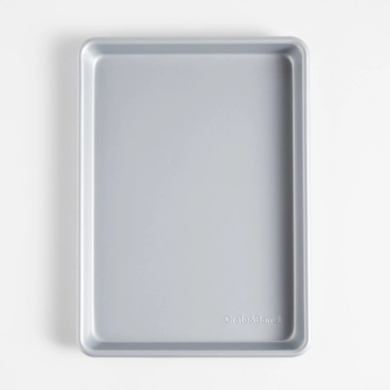 Crate & Barrel Silver Quarter Sheet Pan