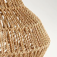 Cabo Small Woven Pendant Light 18"