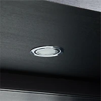 Calypso 36" Black Wood-Door Bar Cabinet