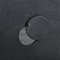 Calypso Black Wood Modular Glass-Door Base and 3 Glass-Door Single Storage