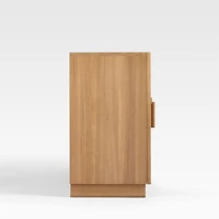 Calypso 72" Natural Wood Storage Media Console
