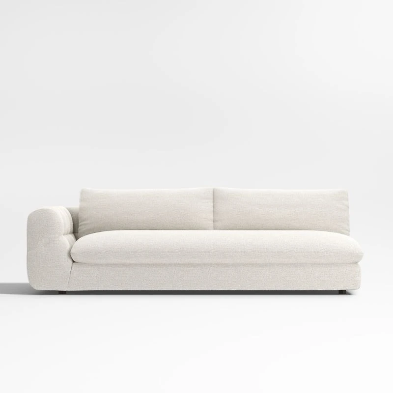 Cambria Bouclé Left-Arm Sofa