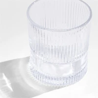 Camden 9.8-Oz. Clear Fluted Double Old-Fashioned Glass