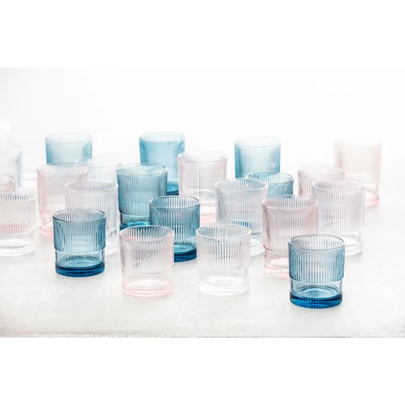 Camden 9.8-Oz. Fluted Double Old-Fashioned Glass