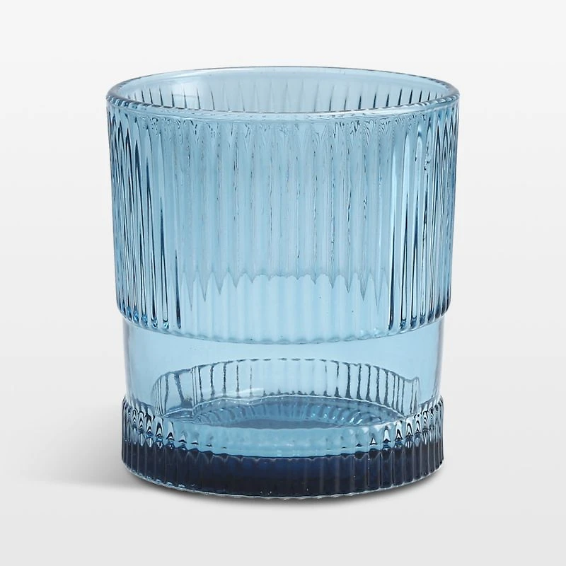 Camden 9.8-Oz. Fluted Double Old-Fashioned Glass