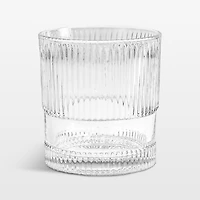 Camden 9.8-Oz. Clear Fluted Double Old-Fashioned Glass
