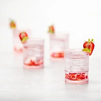 Camden 12.8-Oz. Pink Fluted Highball Glass