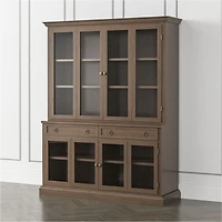Cameo Pinot Lancaster 2-Piece Entertainment Center with Glass Door