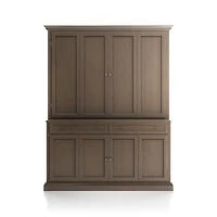 Cameo Pinot Lancaster 2-Piece Entertainment Center with Wood Doors