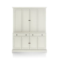Cameo Vamelie 2-Piece Entertainment Center with Wood Doors