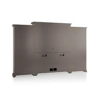 Cameo Grigio 4-Piece Entertainment Center with Open Bookcases