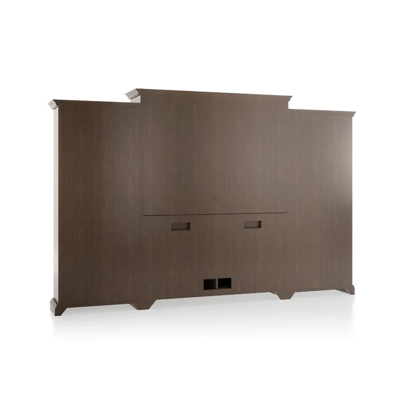 Cameo Pinot Lancaster 4-Piece Entertainment Center with Open Bookcases