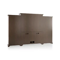 Cameo Pinot Lancaster 4-Piece Entertainment Center with Open Bookcases