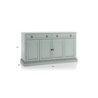 Cameo 64" Blue Grey Modular Storage Media Console