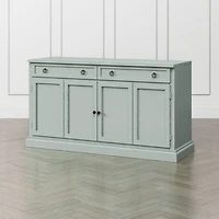 Cameo 64" Blue Grey Modular Storage Media Console