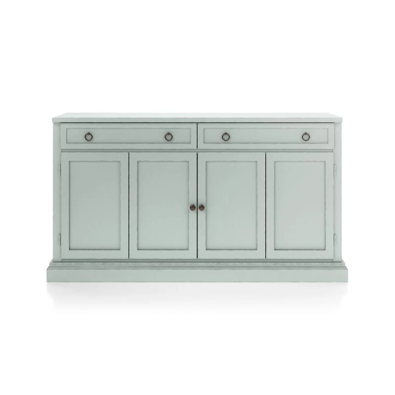 Cameo 64" Blue Grey Modular Storage Media Console