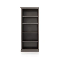 Cameo Grigio Open Bookcase with Left Crown