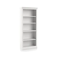 Cameo White Middle Open Bookcase