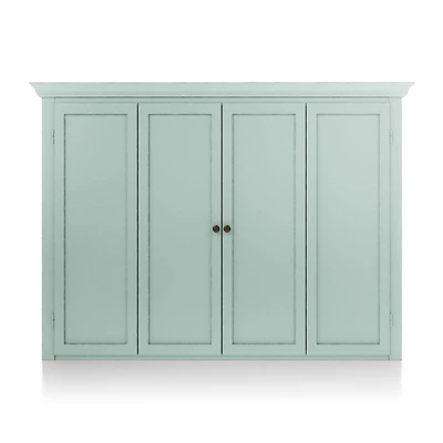 Cameo Blue Grey Modular Media Hutch