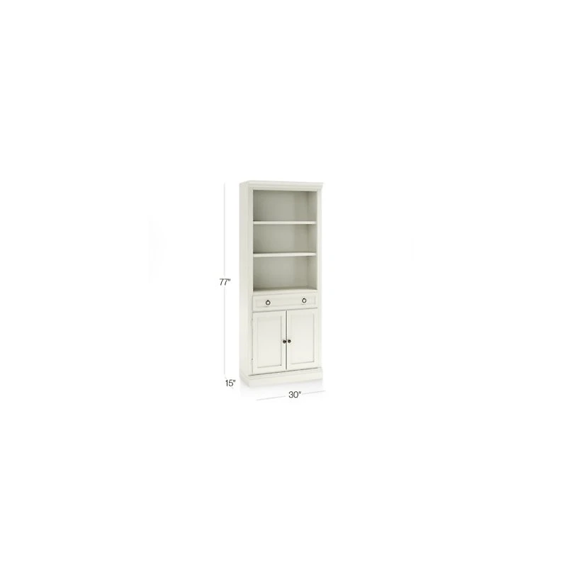 Cameo Vamelie Storage Bookcase with Middle Crown