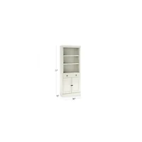 Cameo Vamelie Storage Bookcase with Middle Crown