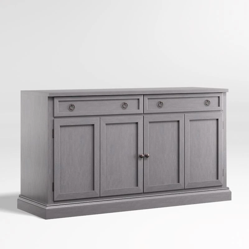 Cameo 62" Dove Grey Storage Media Console