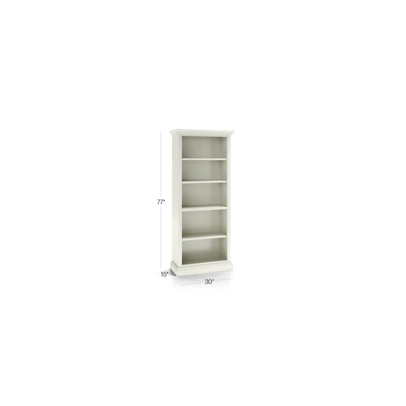 Cameo Vamelie Open Bookcase with Full Crown