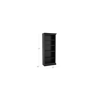 Cameo Bruno Black Right Open Bookcase