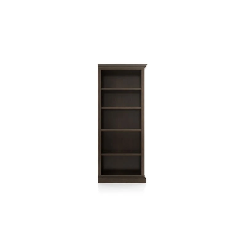 Cameo Pinot Lancaster Open Bookcase with Right Crown