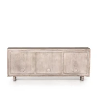 Camila 72" Aged Grey Wood Storage Media Console