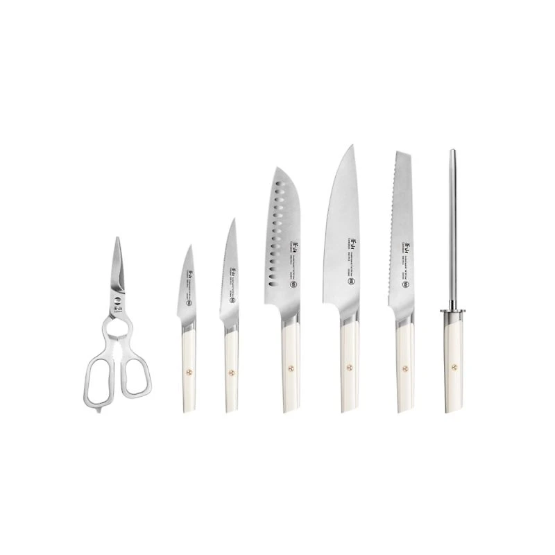 Cangshan ® Everest White 8-Piece Knife Block Set