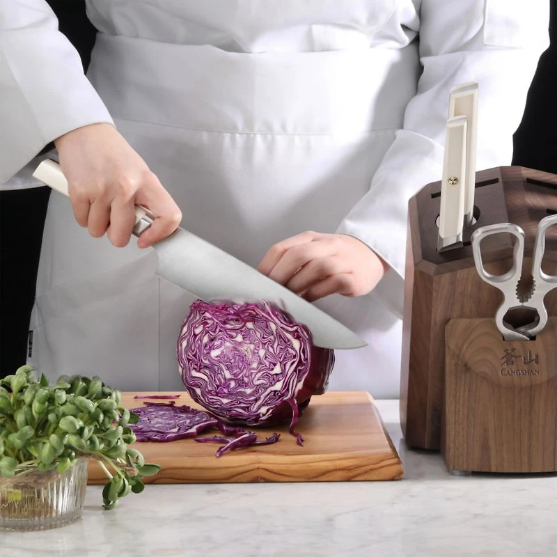 Cangshan ® Everest White 8-Piece Knife Block Set