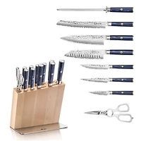 Cangshan ® Kita Blue 12-Piece HUA Knife Block Set