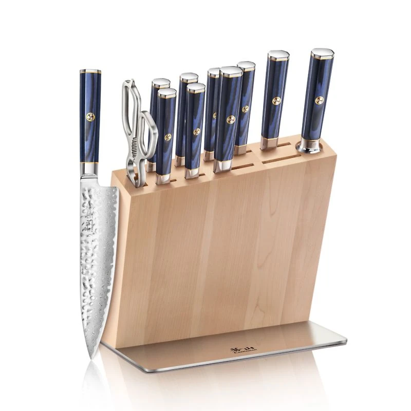 Cangshan ® Kita Blue 12-Piece HUA Knife Block Set