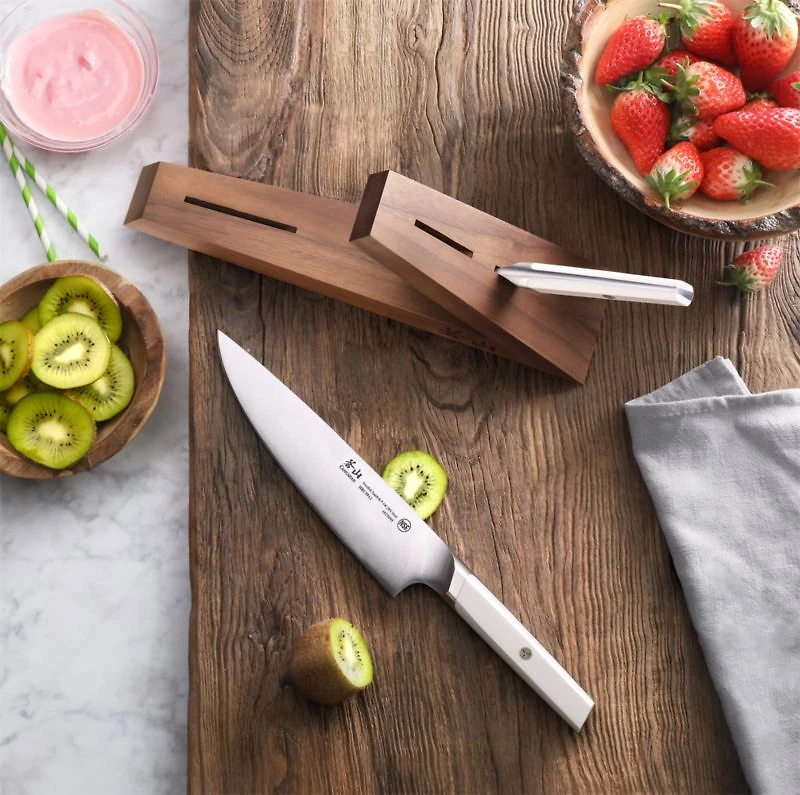 Cangshan Everest White 3-Piece Tai Knife Block Set