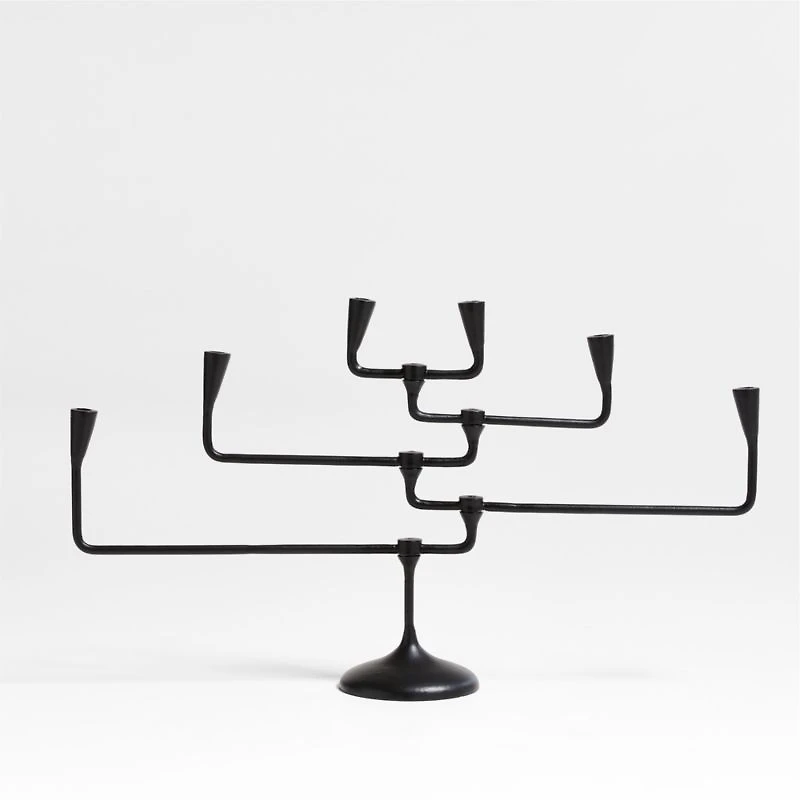 Black Cantilever Candelabra