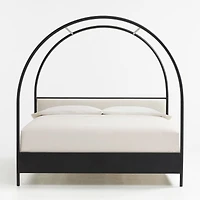 Canyon Queen Arched Canopy Bed with Upholstered Headboard by Leanne Ford