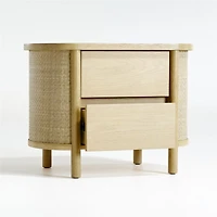 Set of 2 Canyon Natural Wood 2-Drawer Kids Nightstand by Leanne Ford