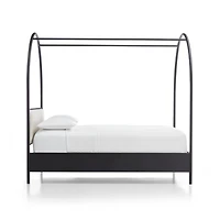 Canyon Queen Arched Canopy Bed with Upholstered Headboard by Leanne Ford
