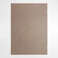 Capri Performance Indoor/Outdoor Dark Caramel Brown Area Rug 8'x10'