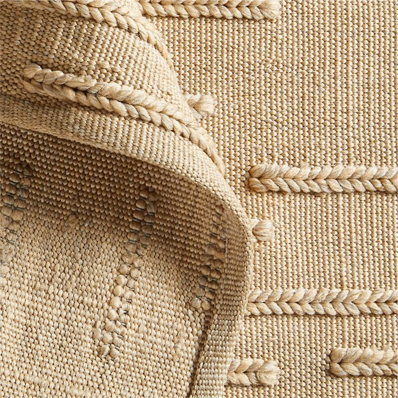 Capri Performance Indoor/Outdoor Sand Brown Area Rug 6'x9'