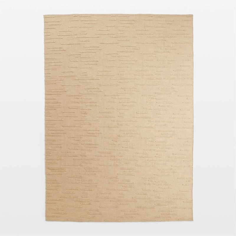 Capri Performance Indoor/Outdoor Sand Brown Area Rug 6'x9'
