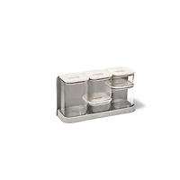 Caraway Cream 14-Piece Airtight Glass Food Storage Container Set with Silicone Lids