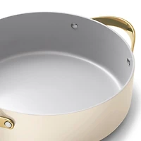 Caraway Cookware Plus Cream and Gold Stock Rondeau Pan